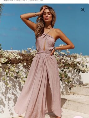 Hello Molly | Dresses | Nwt Dear Emilia A New Glow Sequin Maxi Dress Rose  Gold | Poshmark